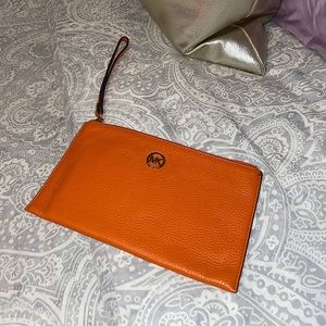 Michael Kors Leather Wristlet